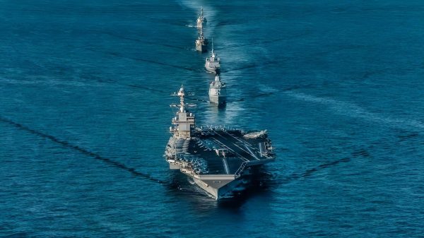 USS Gerald R. Ford Aircraft Carrier Training