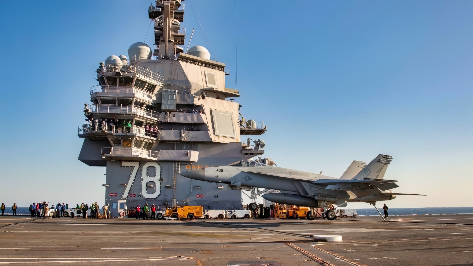 USS Gerald R. Ford Training