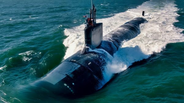 ATLANTIC OCEAN (Feb. 1, 2022) The future Virginia-class attack submarine Montana (SSN 794) conducts initial sea trials Feb. 1, 2022 in the Atlantic Ocean. Montana is the 10th Virginia-class submarine. (U.S. Navy photo courtesy of HII by Ashley Cowan) Montana SSN 794 Alpha Sea Trials