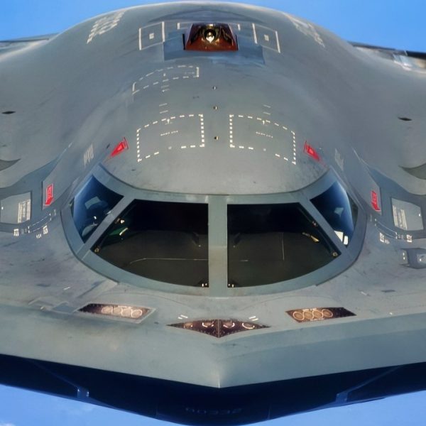 B-2 Spirit Stealth Bomber Flying