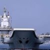China Aircraft Carrier on the High Seas