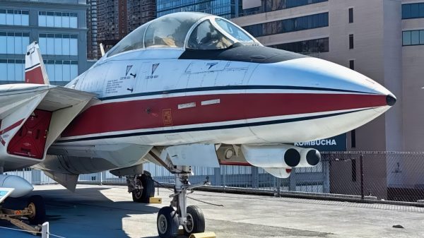 F-14 Tomcat on Flight Deck of USS Intrepid