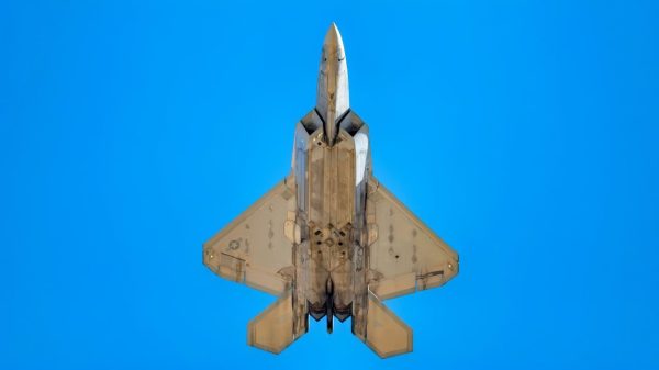 F-22 Raptor High in the Sky