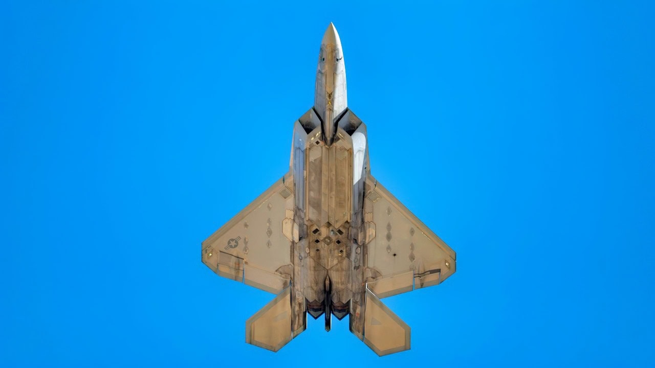 F-22 Raptor High in the Sky