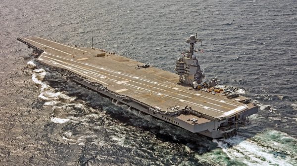 Ford-Class Aircraft Carrier in Test Run