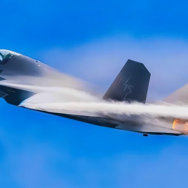 J-35A Fighter in the Clouds