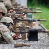 Contenders get a chance to fire the XM7 and XM250, future replacements for the M4 and M249 respectively. Soldiers from across the nation compete in the National Best Warrior Competition in Jericho, VT Aug 3-9, 2024. All competitors are victors of previous regional competitions, where they have proved their competence in a series of events that test individual soldier knowledge, skills, and endurance. (Utah Army National Guard photo by Rob Harnden)