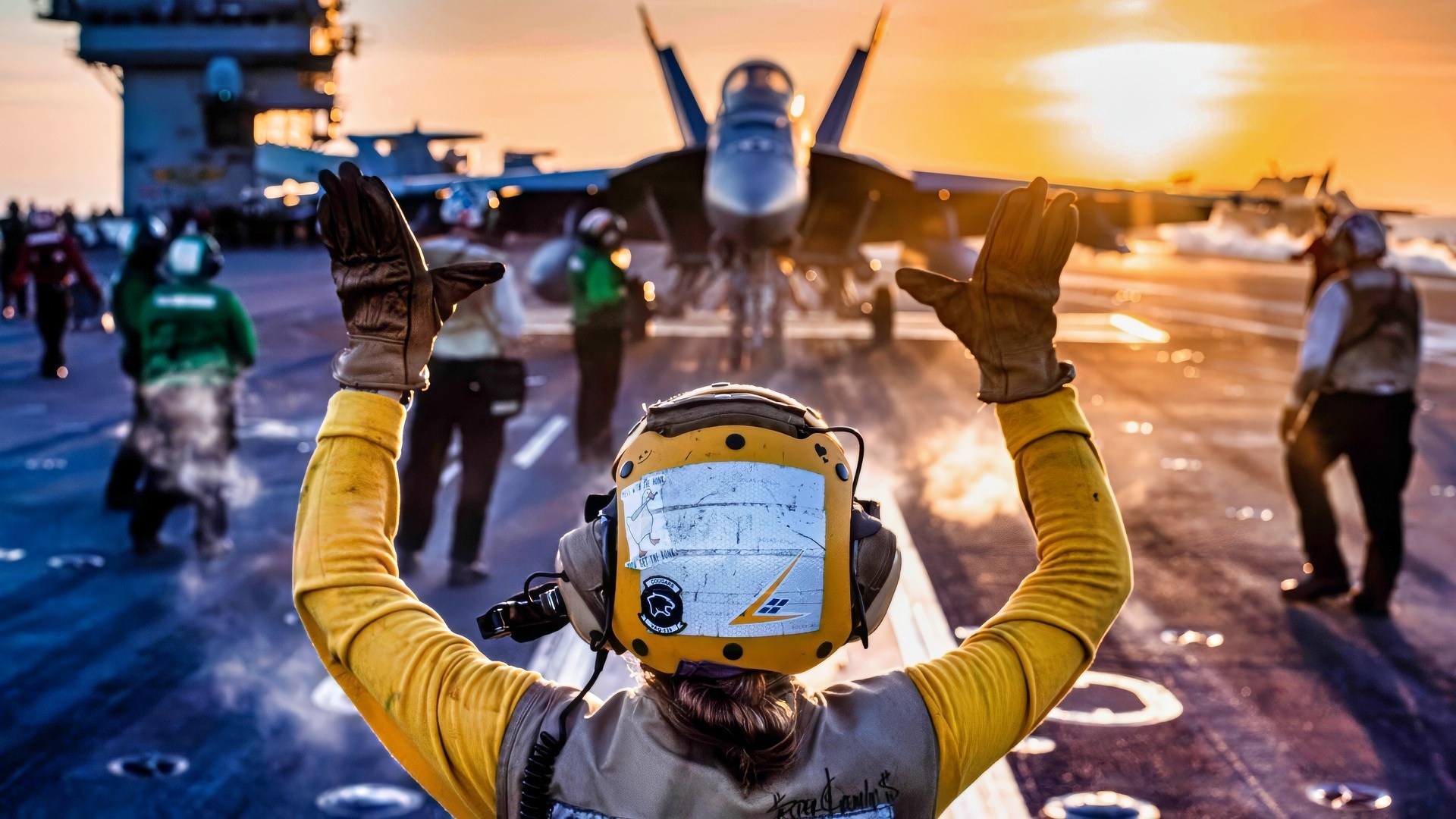 U.S. Navy Aircraft Carrier Training