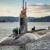(Dec. 15, 2016) - The Seawolf-class fast-attack submarine USS Connecticut (SSN 22) departs Puget Sound Naval Shipyard for sea trials following a maintenance availability. (U.S. Navy photo by Thiep Van Nguyen II/released)