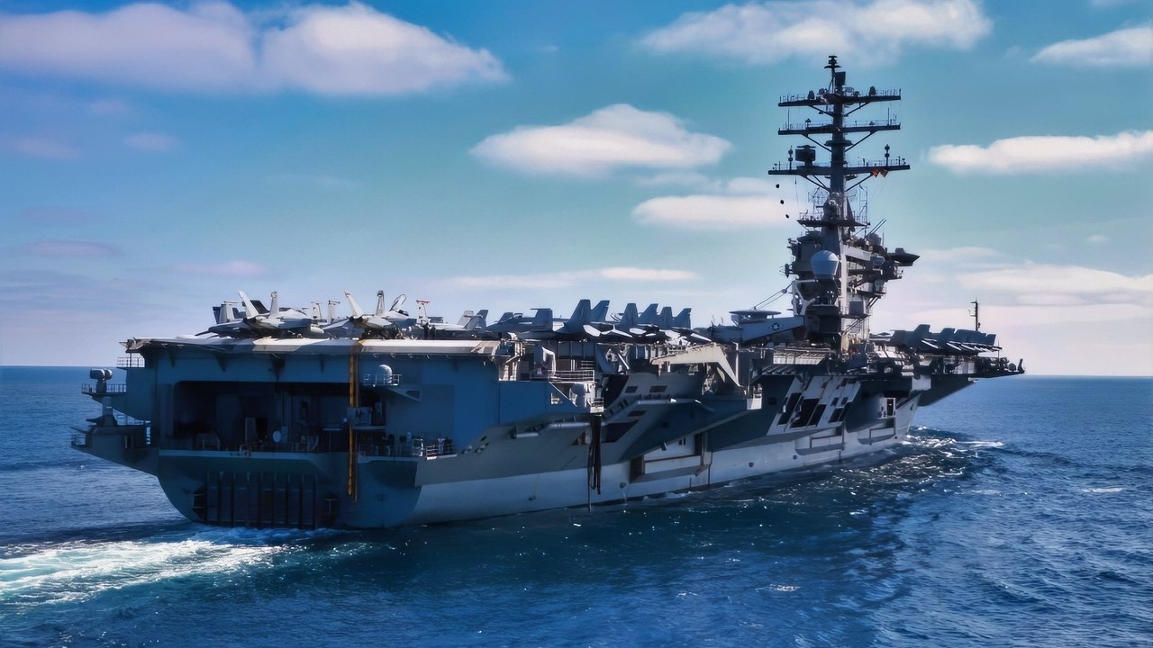 PACIFIC OCEAN (Oct. 8, 2022) The aircraft carrier USS Nimitz (CVN 68) prepares for a fueling at sea (FAS) with the Arleigh Burke-class guided missile destroyer USS Paul Hamilton (DDG 60). Paul Hamilton is currently operating with the Nimitz Carrier Strike Group in preparation for an upcoming deployment. (U.S. Navy photo by Ensign Connor Doherty)