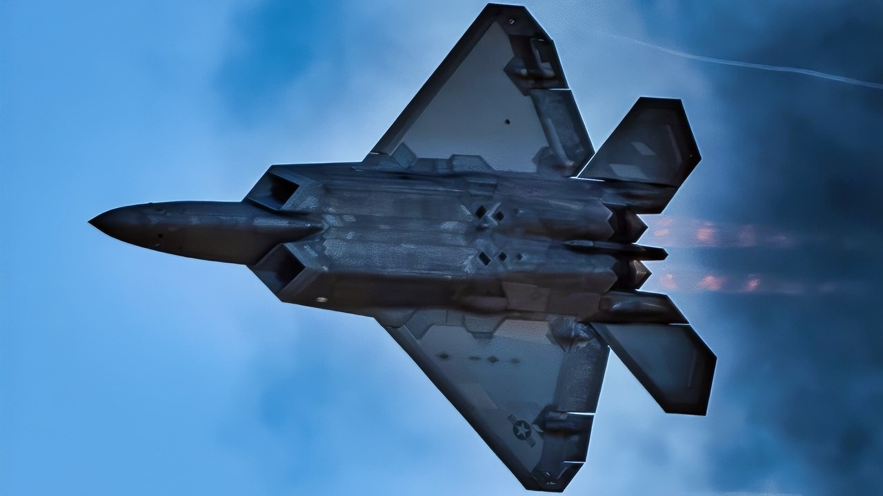 U.S. Air Force Lt. Col. Paul Lopez, F-22 Demo Team commander, flies through smoke during the Thunder over South Georgia Air Show at Moody Air Force Base, Ga., Nov. 2, 2019. Founded in 2007, the F-22 Raptor Demonstration Team showcases the unique capabilities of the world's premier 5th-generation fighter aircraft. (U.S. Air Force photo by 2nd Lt. Sam Eckholm)