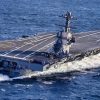 Ford-Class Aircraft Carrier Moving Fast