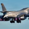 A U.S. Air Force B-1B Lancer takes off from a base in the U.S. European Command area of responsibility (AOR) in support of regional security in the U.S. Central Command AOR, April 30, 2026. (U.S. Air Force photo by Master Sgt. Eric Summers Jr.)