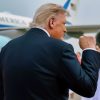 President Donald J. Trump greets Ambassadors David Perdue and Xie Feng, Executive Vice Minister of Foreign Affairs Ma Zhaoxu and Minister of Foreign Affairs Wang Yi at Beijing Capital International Airport, China on Friday, May 15, 2025, before boarding Air Force One en route Washington, D.C. (Official White House Photo by Daniel Torok