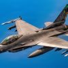 An F-16 Fighting Falcon, assigned to the 180th Fighter Wing, flies alongside a KC-135 Stratotanker with the 121st Air Refueling Wing over the skies of Canada, May 20, 2026. The F-16 Fighting Falcon can fly more than 500 miles, but the KC-135 can extend its radius beyond that and deliver airpower anywhere, anytime, globally. (U.S. Air National Guard photo by Airman 1st Class Taylor Warehime)