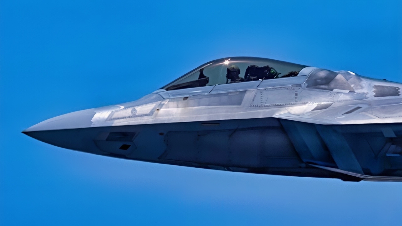 Air Force Chief of Staff Gen. Ken Wilsbach takes off in an F-22 Raptor from Joint Base Pearl Harbor-Hickam, Hawaii, May 13, 2026. Wilsbach flew an F-22 sortie, experiencing the total force integration among active-duty Airman and Hawaii Air National Guard counterparts. (U.S. Air Force photo Senior Airman Aden Brown)