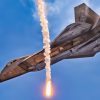 U.S. Air Force Capt. Nick “Laz” Le Tourneau, pilot and commander of the F-22 Raptor Aerial Demonstration Team, performs an aerial demonstration at Air Dot Show Tour Fort Lauderdale, Florida, May 9, 2026. Capt. Le Tourneau showcased the unmatched capabilities of the F-22 by performing a series of combat maneuvers. (U.S. Air Force photo by Staff Sgt. Mary Bowers)