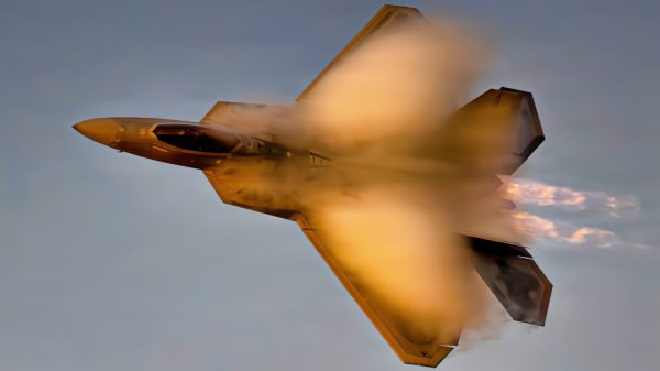U.S. Air Force Capt. Nick “Laz” Le Tourneau, F-22 Raptor Aerial Demonstration Team pilot and commander, practices at Joint Base Langley-Eustis, VA, November 12th, 2025. The F-22 Raptor Aerial Demonstration showcases the unmatched maneuverability of the airframe by executing a series of combat maneuvers to inspire Americans and their allies, and deter foreign adversaries. (U.S. Air Force video by Staff Sgt. Michael Bowman)