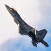 U.S. Air Force Capt. Nick “Laz” Le Tourneau, pilot and commander of the F-22 Raptor Aerial Demonstration Team, performs an aerial demonstration during the 52nd Annual SUN 'n FUN Aerospace Expo in Lakeland, Florida, April 14, 2026. Capt. Le Tourneau showcased the unmatched capabilities of the F-22 to the SUN ‘n FUN crowds by performing multiple series of combat maneuvers. (U.S. Air Force photo by Staff Sgt. Mary Bowers)