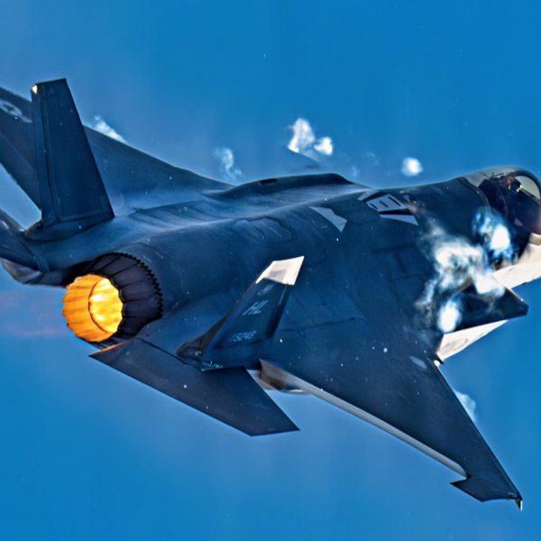 U.S. Air Force Maj. Sean “Rambo” Loughlin, pilot of the F-35A Demonstration Team, conducts aerial maneuvers during a practice demonstration at Hill Air Force Base, Utah, May 4, 2026. These practice demonstrations maintain the skills required to execute precise maneuvers at airshows worldwide. (U.S. Air Force photo by Staff Sgt. Nicholas Rupiper)