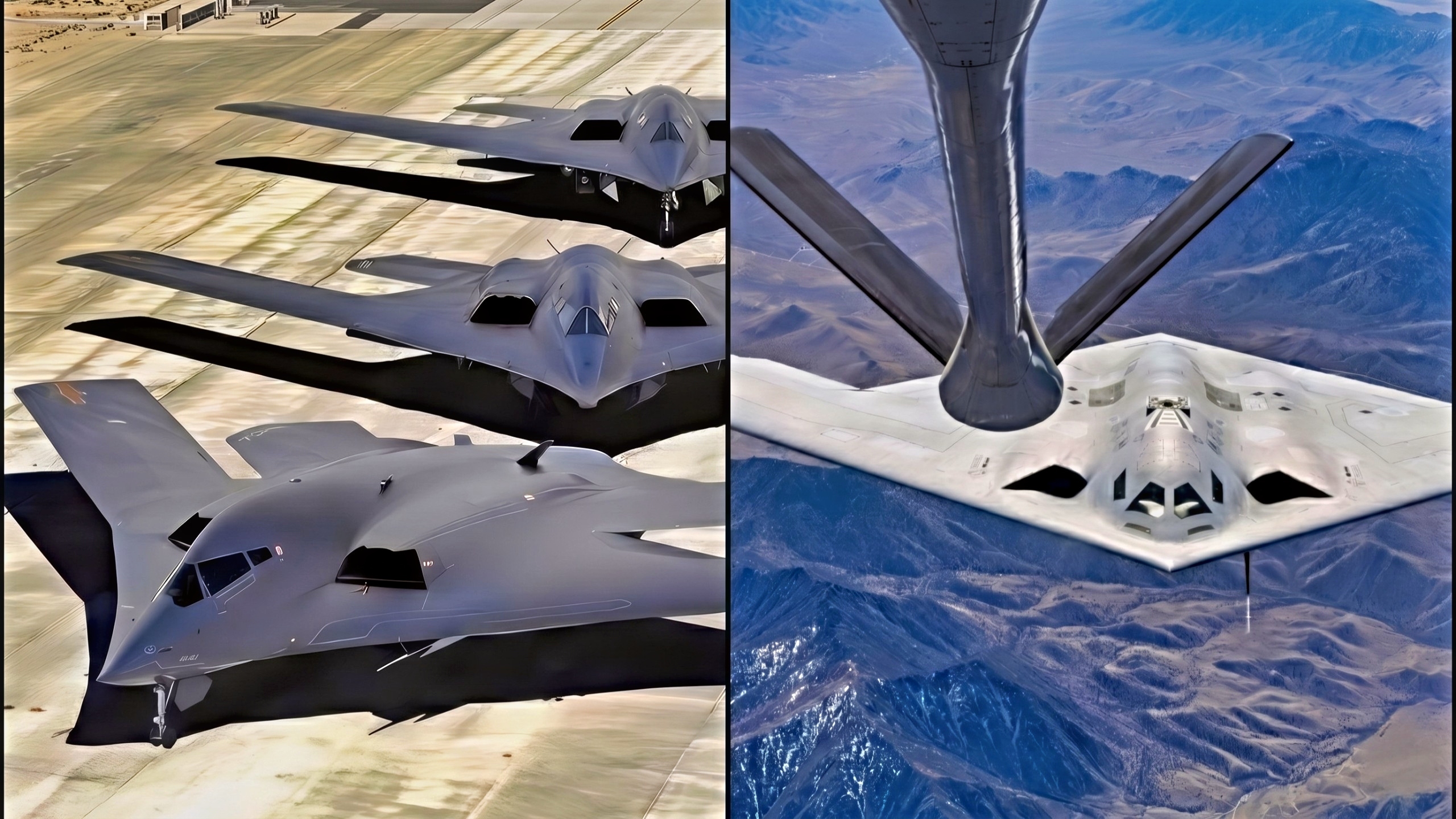 H-20 and B-21 Raider Stealth Bombers