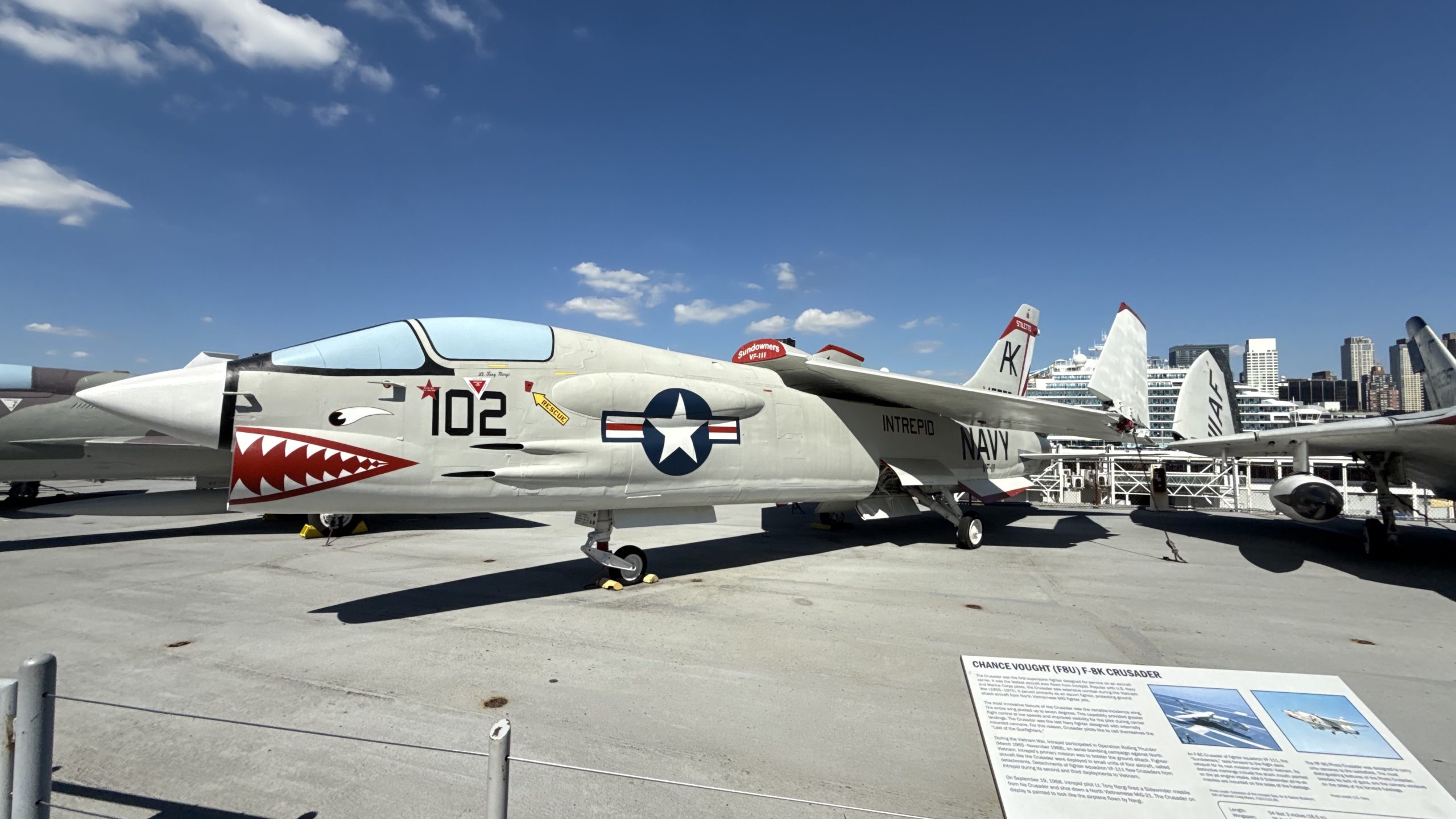 F-8 Crusader. National Security Journal Image. 