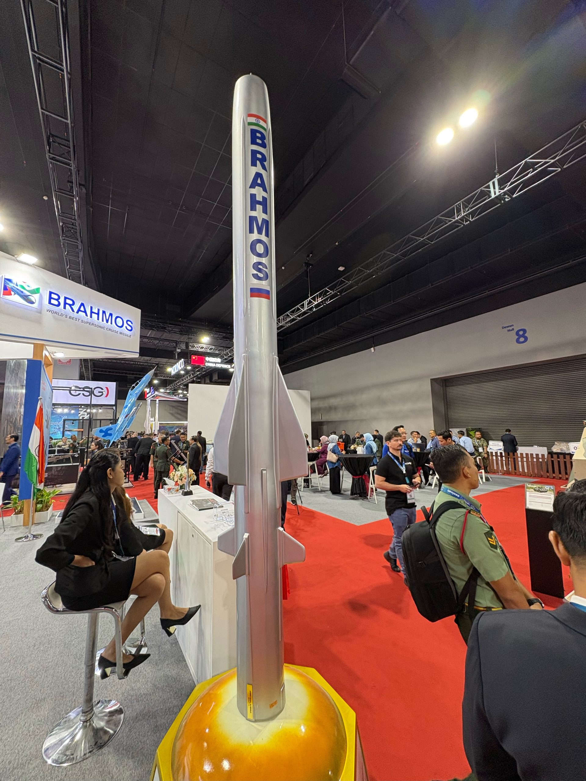 BrahMos Exhibit in Malaysia. National Security Original Image. 