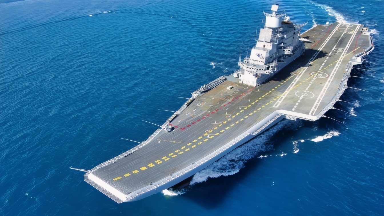 INS Vikramaditya Aircraft Carrier from Russia