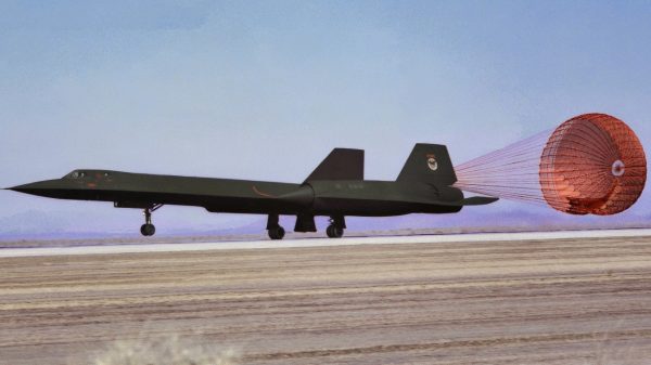 SR-71 Blackbird Landing