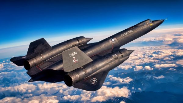 SR-71 Blackbird Spy Plane Cold War