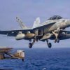 An EA-18G Growler, attached to Electronic Attack Squadron (VAQ) 133, takes off from the flight deck of Nimitz-class aircraft carrier USS Abraham Lincoln (CVN 72), May 21, 2026. Abraham Lincoln is deployed to the U.S. 5th Fleet area of operations to support maritime security and stability in the Middle East. (U.S. Navy photo)