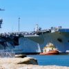 070220-N-1550W-001 Mayport, Fla (Feb. 20, 2007) USS John F. Kennedy (CV 67) departs Naval Station Mayport for the last underway period before its decommission in March. U.S. Navy photo by Mass Communication Specialist 2nd Class Elizabeth Williams (RELEASE).