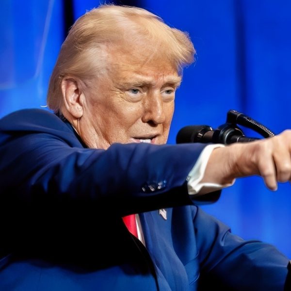President Donald Trump delivers remarks at the Department of Justice in Washington, D.C., Friday, March 14, 2025. (Official White House Photo by Joyce N. Boghosian)