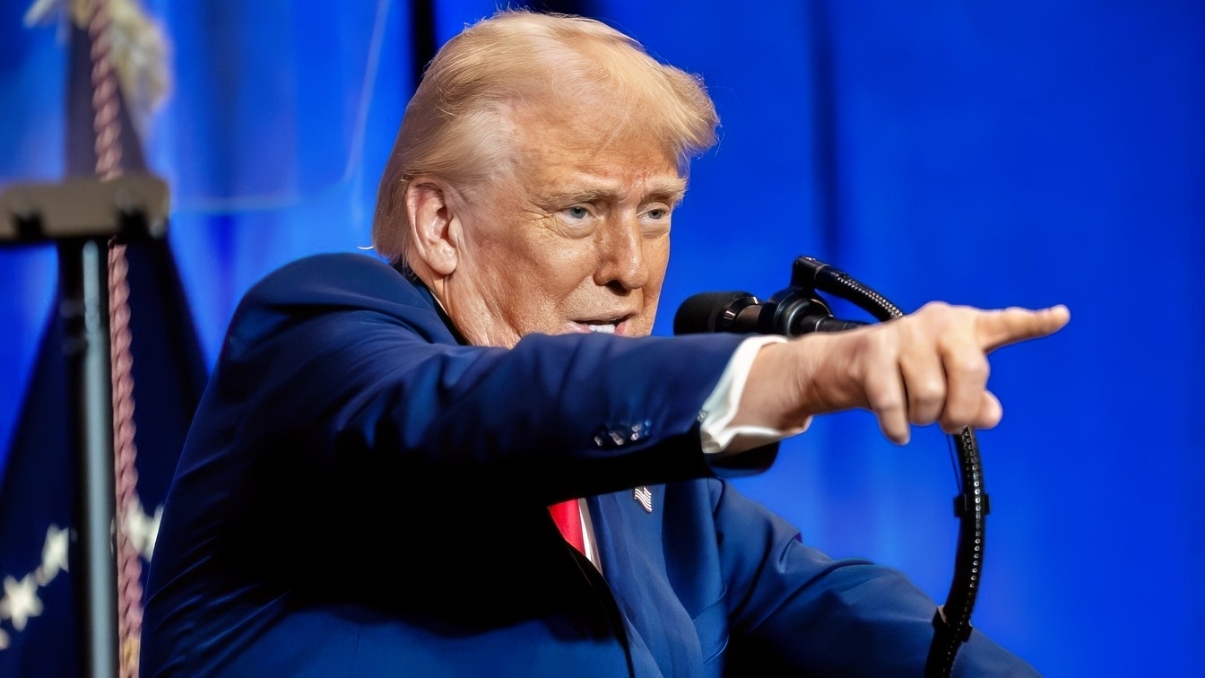 President Donald Trump delivers remarks at the Department of Justice in Washington, D.C., Friday, March 14, 2025. (Official White House Photo by Joyce N. Boghosian)