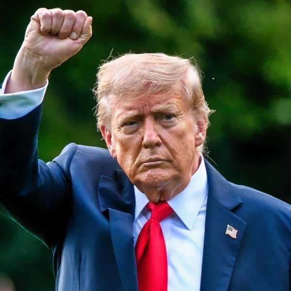 President Donald Trump boards Marine One on the South Lawn of the White House en route to Joint Base Andrews, Maryland on Thursday, September 11, 2025, for a trip to New York. (Official White House Photo by Molly Riley)