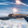 A U.S. Air Force F-15EX Eagle II assigned to Eglin Air Force Base, Florida, releases flares over the Gulf Coast, April 3, 2026. The 96th Test Wing and 53rd Wing perform developmental and operational test series on the platform including next-generation survivability, radars, sensors and networking capabilities. (U.S. Air Force photo by Tech Sgt Thomas Barley)