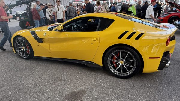Image by Harry J. Kazianis of a Ferrari on Auction. Taken in January of 2026.