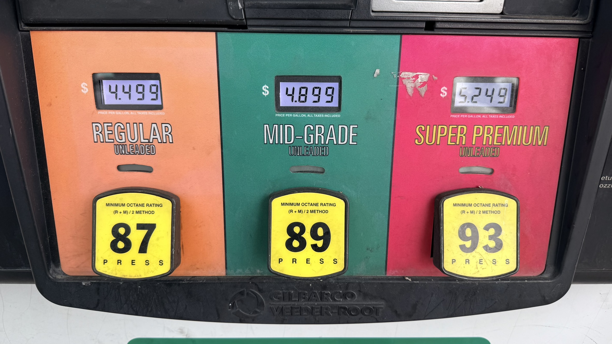 Gas Prices on May 9 in Orlando Florida