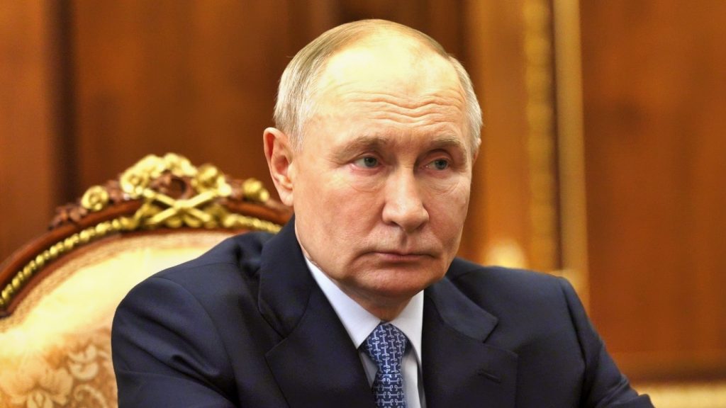 Putin In a Meeting Last Year in 2025 Creative Commons Image