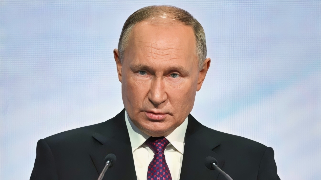 Putin Speaking at Railway Conference Russia Government Photo.