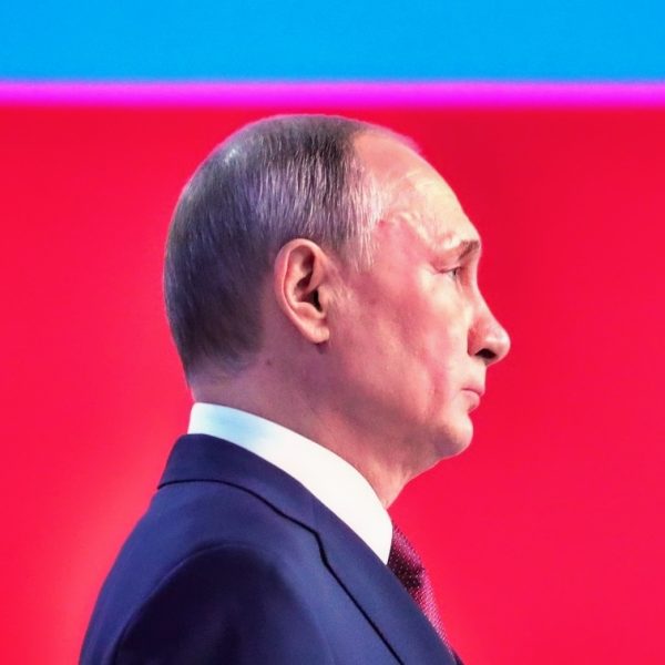Putin Speaking to Large Crowd in 2019 Russian Federation Photo