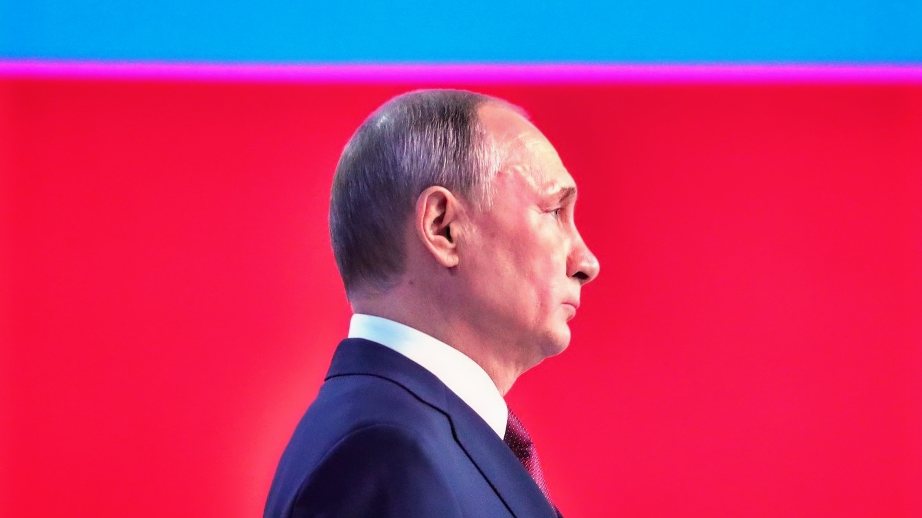 Putin Speaking to Large Crowd in 2019 Russian Federation Photo