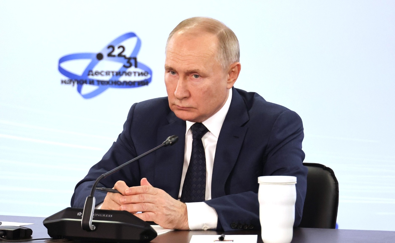 Putin at November 2023 Science Fair Russian Government Photo