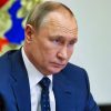 Putin in May 2022 Looking Tough Creative Commons Image