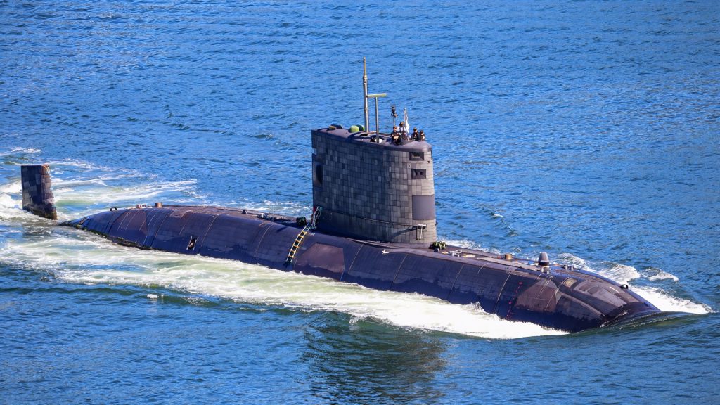 Victoria-Class Submarine Canadian Navy Photo