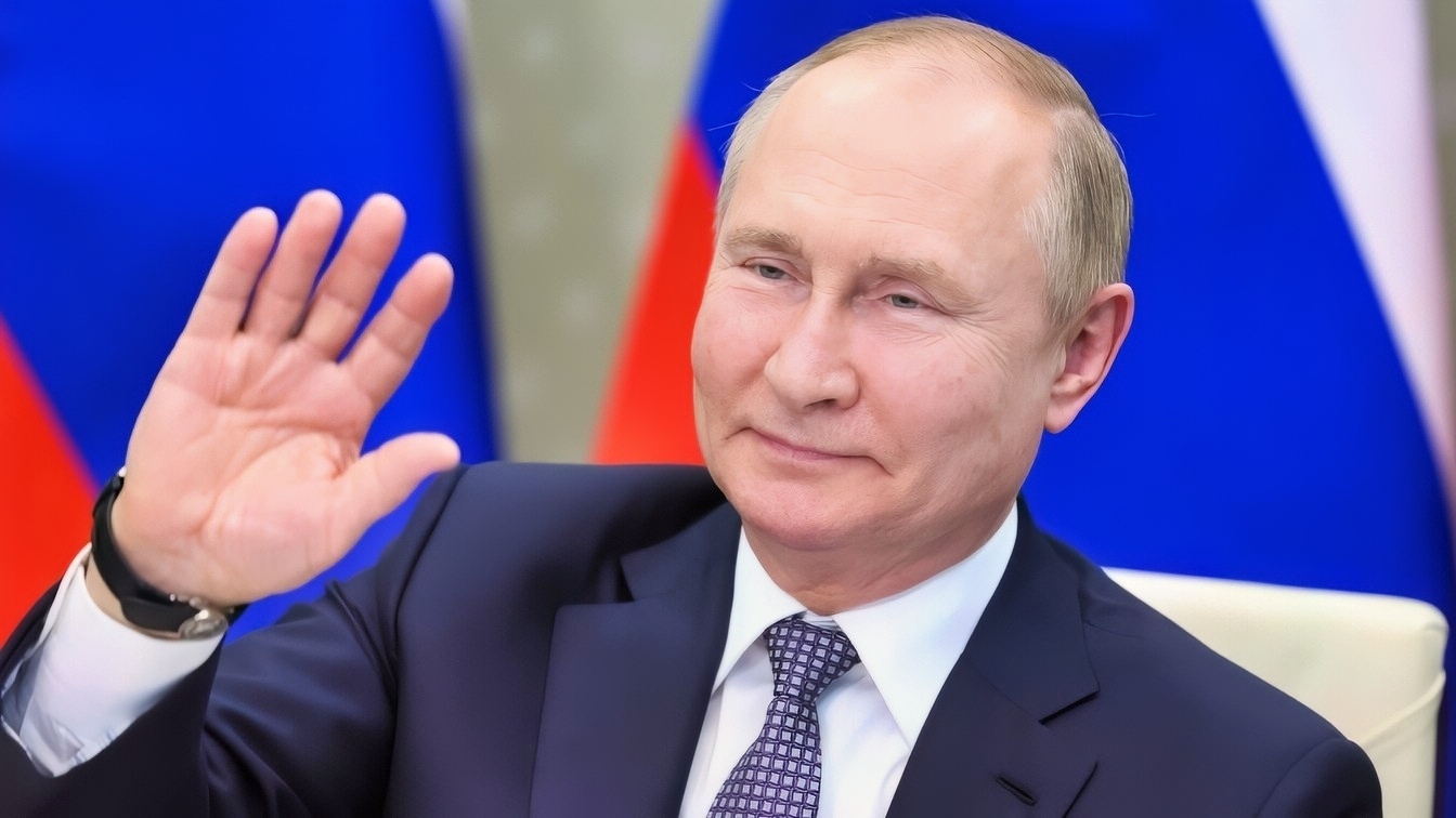Vladimir Putin Back in June 2022 Russian Federation Photo.