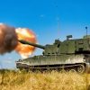 A M109A7 Paladin, assigned to 1st Battalion, 82nd Field Artillery Regiment, Division Artillery, 1st Cavalry Division, fires a round during Operator New Equipment Training on Fort Hood, Texas, Aug. 25, 2025. The First Team is fielding new equipment, as part of the Transforming in Contact initiative, and conducting training to increase familiarization and precision with the new vehicles. (U.S. Army Photo by Spc. David Dumas)