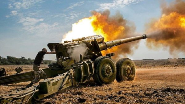 Artillery from Ukraine War Creative Commons Image
