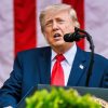 President Donald J. Trump delivers remarks during a Memorial Day ceremony at Arlington National Cemetery Amphitheater, Monday, May 25, 2026, in Arlington, Virginia. (Official White House Photo by Daniel Torok)