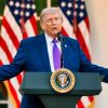 President Donald J. Trump hosts a Rose Garden Club dinner in honor of Police Week in the White House Rose Garden, Monday, May 11, 2026. (Official White House Photo by Molly Riley)